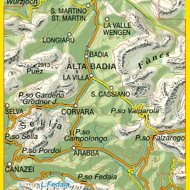 TABACCO 07. Alta Badia, Arabba, Marmolada