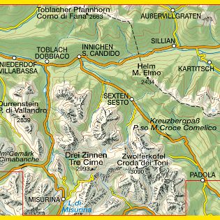 TABACCO 10. Dolomiti di Sesto / Sextener Dolomiten