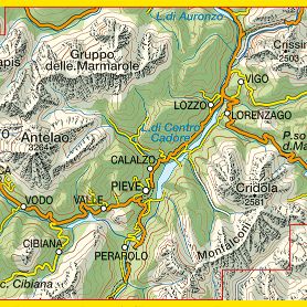TABACCO 16. Dolomiti del Centro Cadore