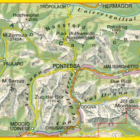 TABACCO 18. Alpi Carniche Orientali, Canal Del Ferro – Nassfeld