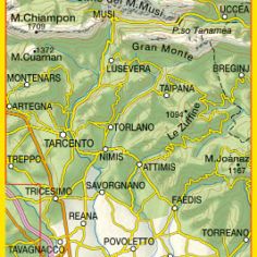 TABACCO 26. Prealpi Giulie Valli del Torre