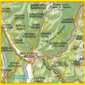 TABACCO 34. Bolzano, Renon, Salto / Bozen, Ritten, Salten