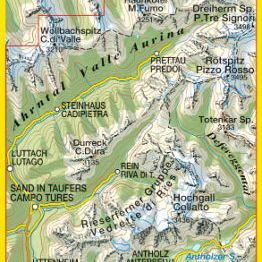 TABACCO 35. Valle Aurina, Vedrette di Ries / Ahrntal, Rieserferner Gruppe