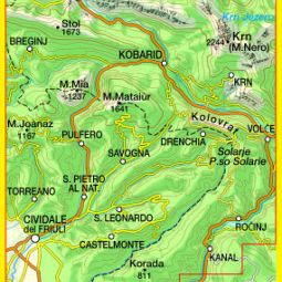 TABACCO 41. Valli del Natisone, Cividale, Krn / Monte Nero