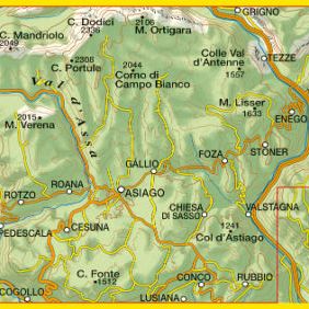 TABACCO 50. Altopiano dei Sette Comuni, Asiago, Ortigara