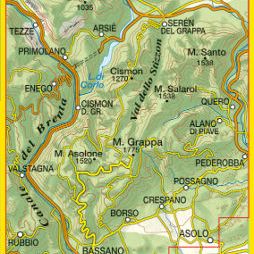 TABACCO 51. Massiccio del Grappa, Bassano, Feltre
