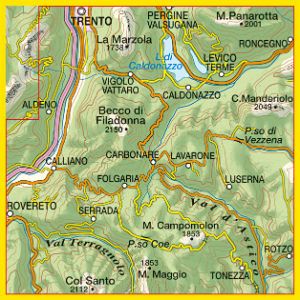 TABACCO 57. Levico, Altopiani di Folgaria Lavarone e Luserna