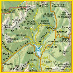 TABACCO 64. Val di Non, Le Maddalene, Cles, Roèn, Mendola