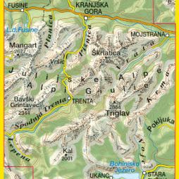TABACCO 65. Alpi Giulie Orientali / Julijske Alpe, Bohinj, Triglav