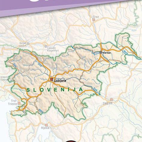 Slovenija 1:250.000, avtokarta