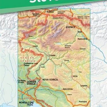 Severozahodna Slovenija 1:100.000, kolesarska karta