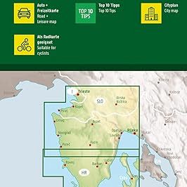 Istra, Pula, avto/turistična karta