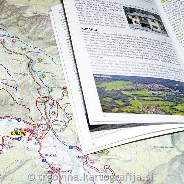 Posočje, mappa turistica e guida