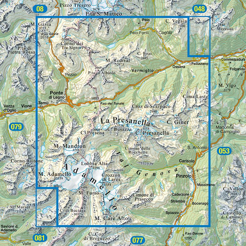 TABACCO 52. Adamello Presanella – Val Genova