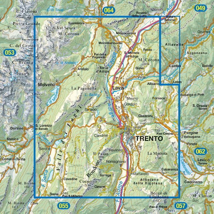 TABACCO 67. Altopiano della Paganella Val d’Adige – Trento