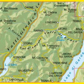 TABACCO 71. Prealpi Gardesane, Tremalzo, Valle di Ledro, L. d’Idro