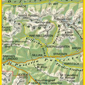 TABACCO 73. Villgratental, Sillian, Pustertal, Tiroler Gailtal