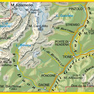 TABACCO 77. Adamello Sud, Val Rendena, Val Daone